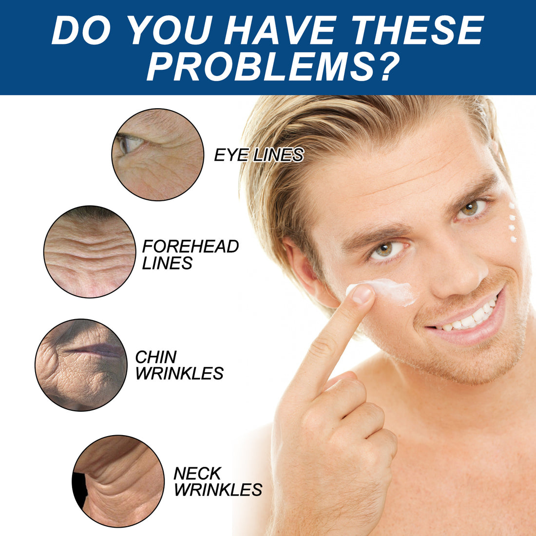 Collagen Cream for Men by EAST MOON (Anti-Aging & Anti-Wrinkles Cream)