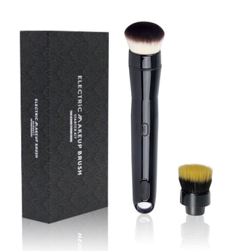 Electric Make-up Brush 10 gears massager: compatible for powder and liquid foundation