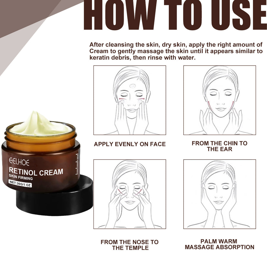 EELHOE Retinol Cream (Anti-Aging, Wrinkle Removal, Skin Firming)